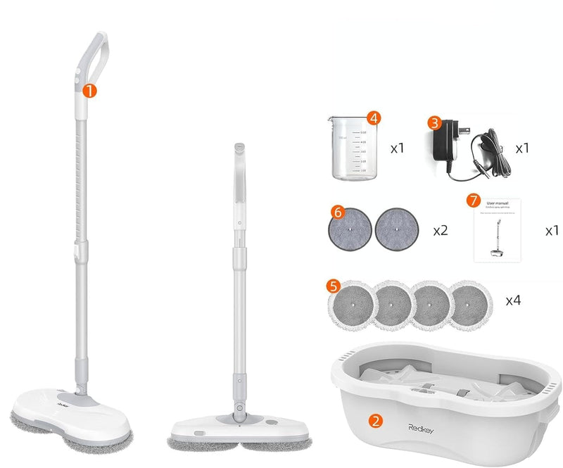 Mopa Eléctrica con Spray Automático + Repuestos de Regalo